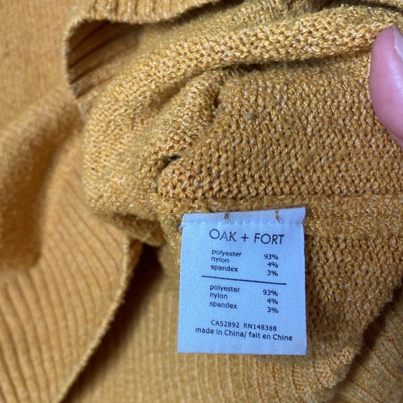 Oversized Oak And Fort yellow knit - size XS - Picture 3 of 4
